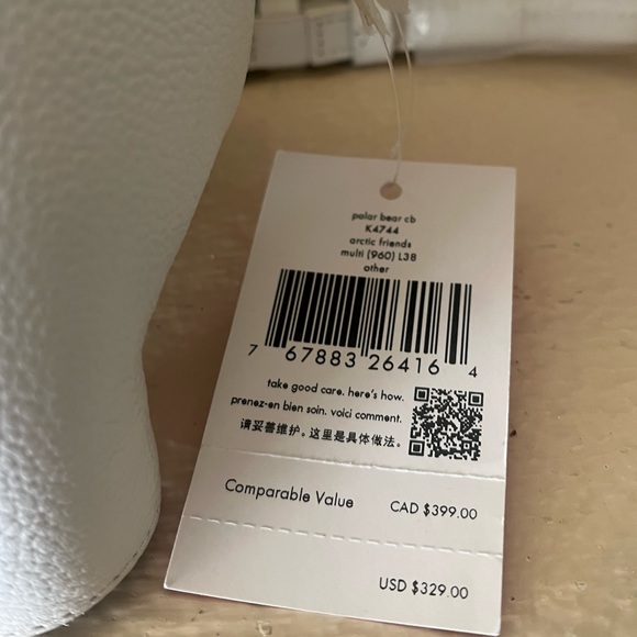 ♠️Kate Spade New York Arctic Friends Polar Bear Crossbody Leather Bag♠️ - Picture 8 of 11